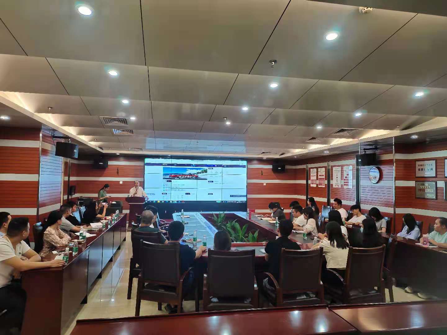 萨科微SLKOR蓝凌OA系统培训现场