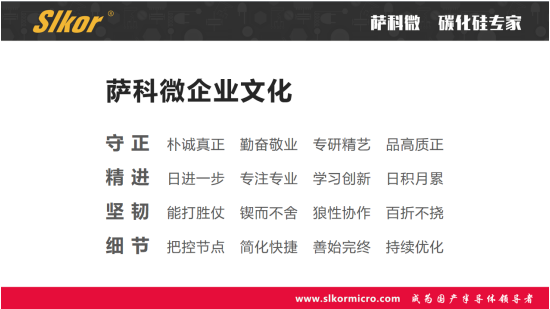 萨科微slkor企业文化 “守正 精进 坚韧 细节 ”